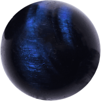 Blue Tiger Eye gemstone bead