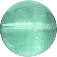 Green Fluorite gemstone bead