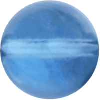 Royal Blue Aquamarine gemstone bead