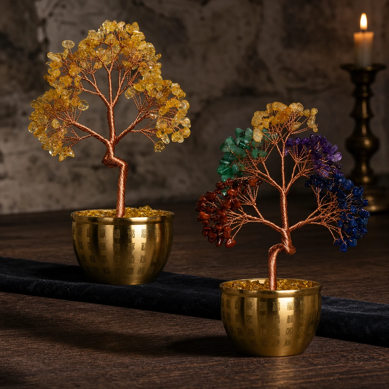 Hundred Blessings Crystal Tree